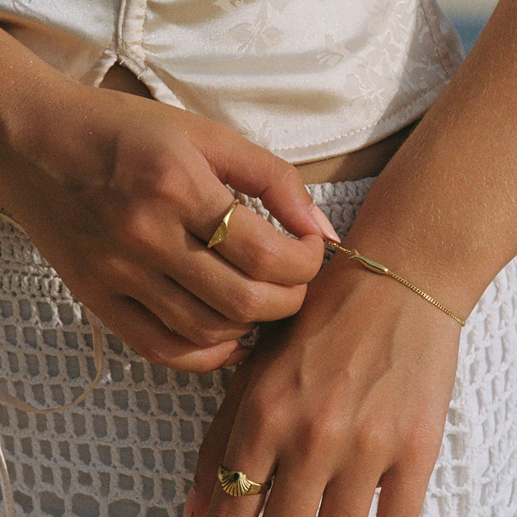 Stainless Steel Fashion Koi Bracelet Light Luxury Titanium Steel