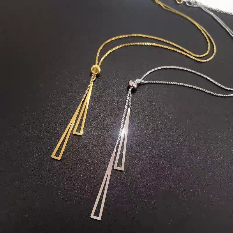 Womens French-style Double-layer Necklace