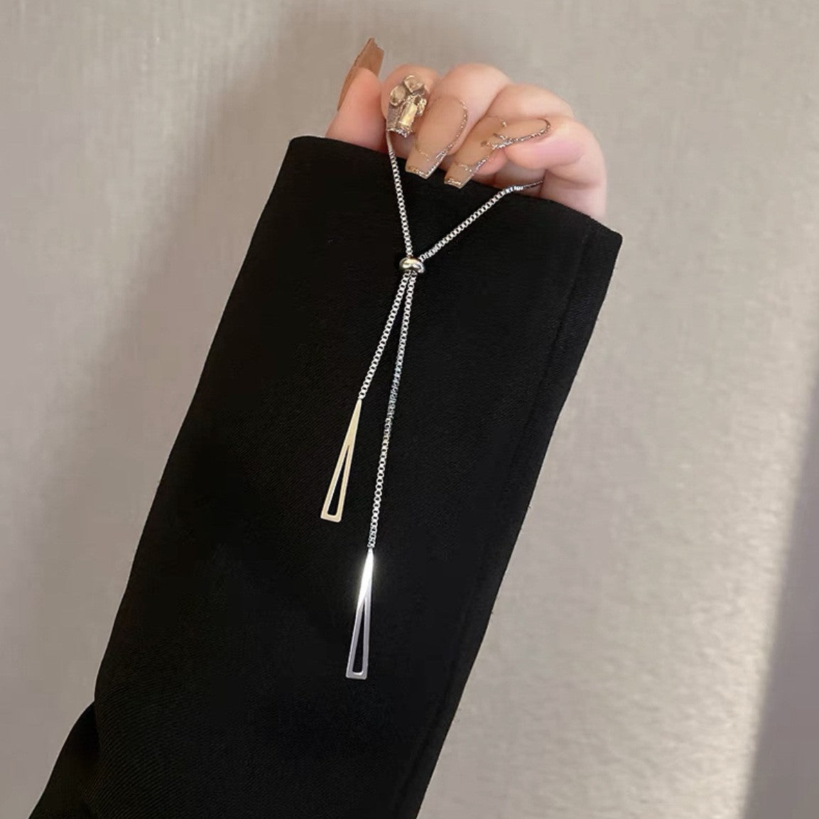 Womens French-style Double-layer Necklace