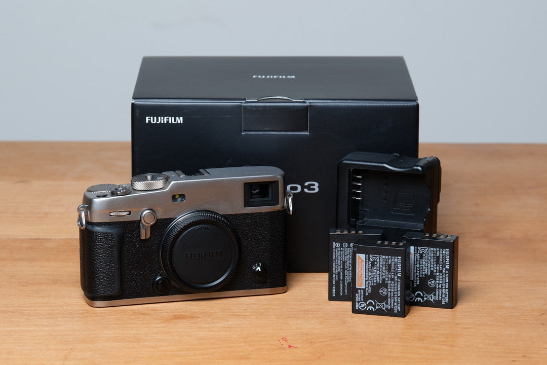 Fujifilm X-Pro3 Camera Dura Silver - Box, Accessories, and Batteries