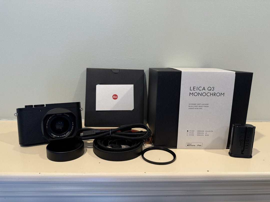 Leica Q3 Monochrom Digital Camera Black CMOS Sensor USB-C f/1.7 Body Only