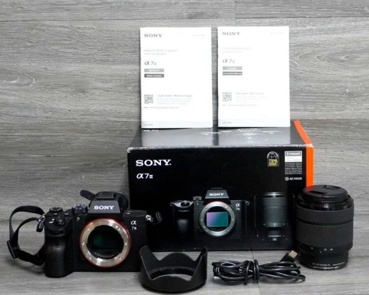 *Sony A7 III 24.2MP Mirrorless Camera w/ 28-70 Lens