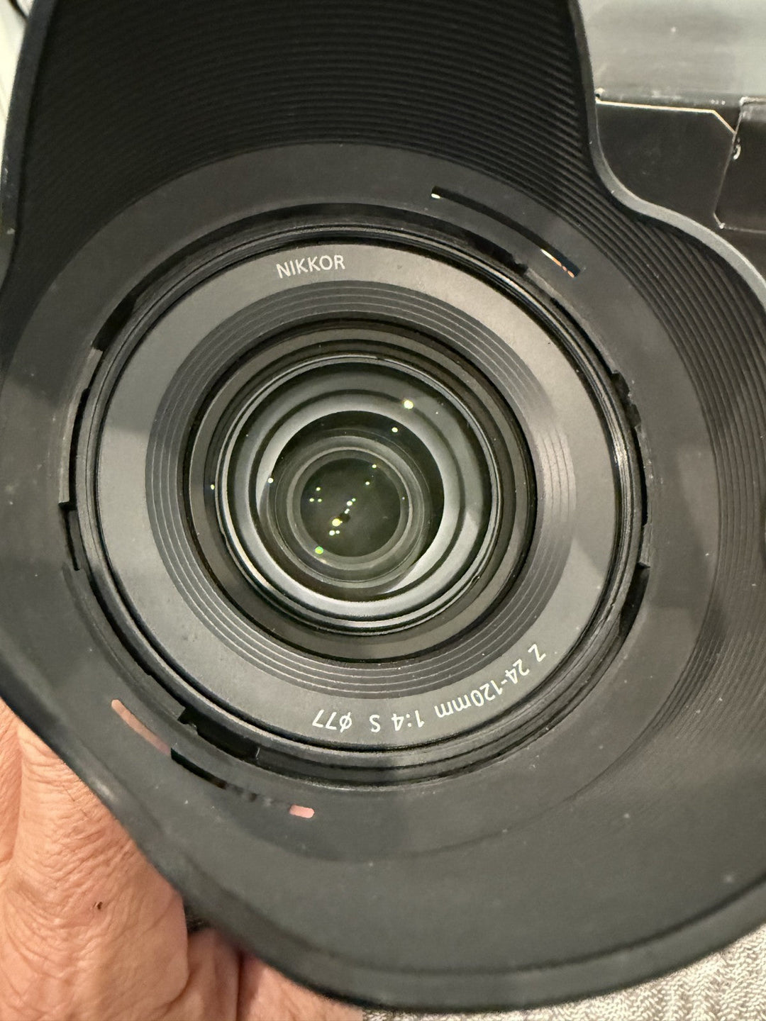 Nikon Z7ii body with Nikkor 24-120/4 S Lens