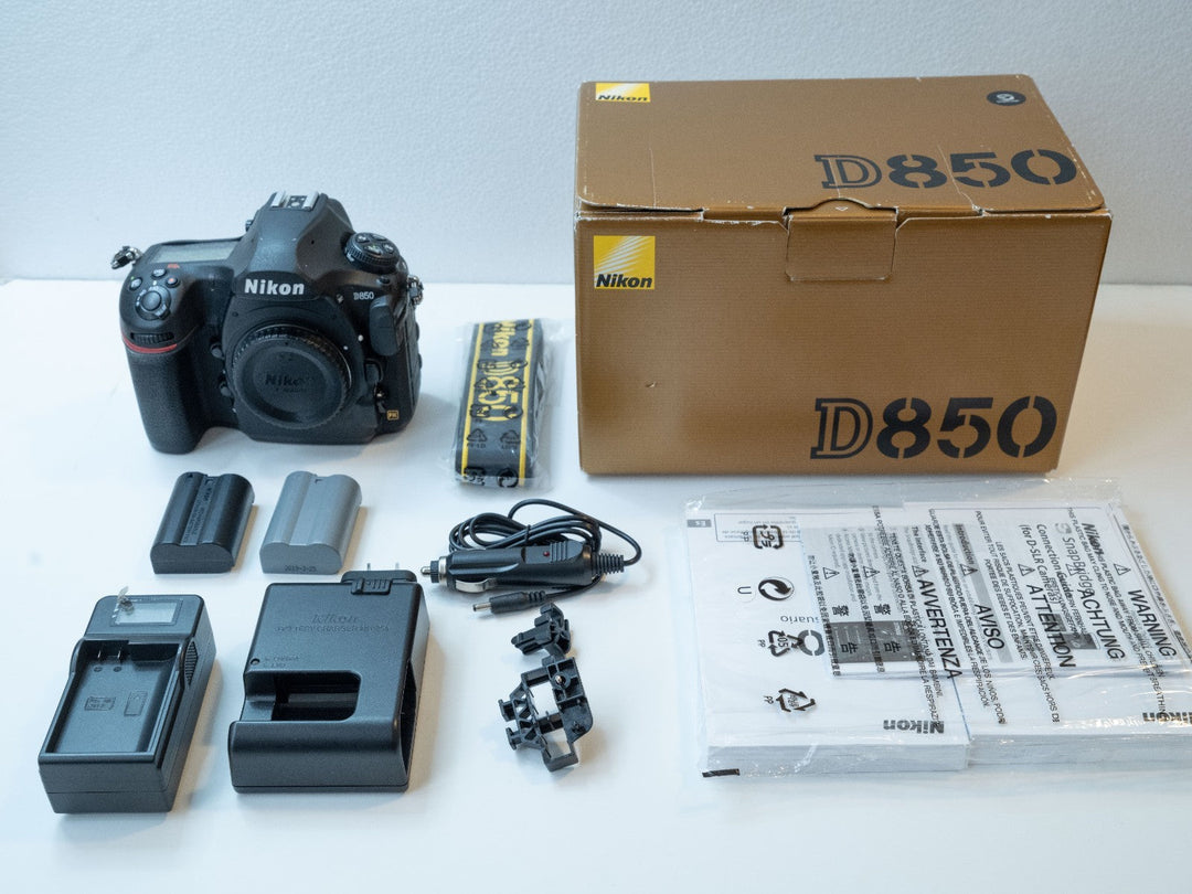Nikon D850 45.7 MP Digital SLR Camera with 3.2 in Touchscreen - Black